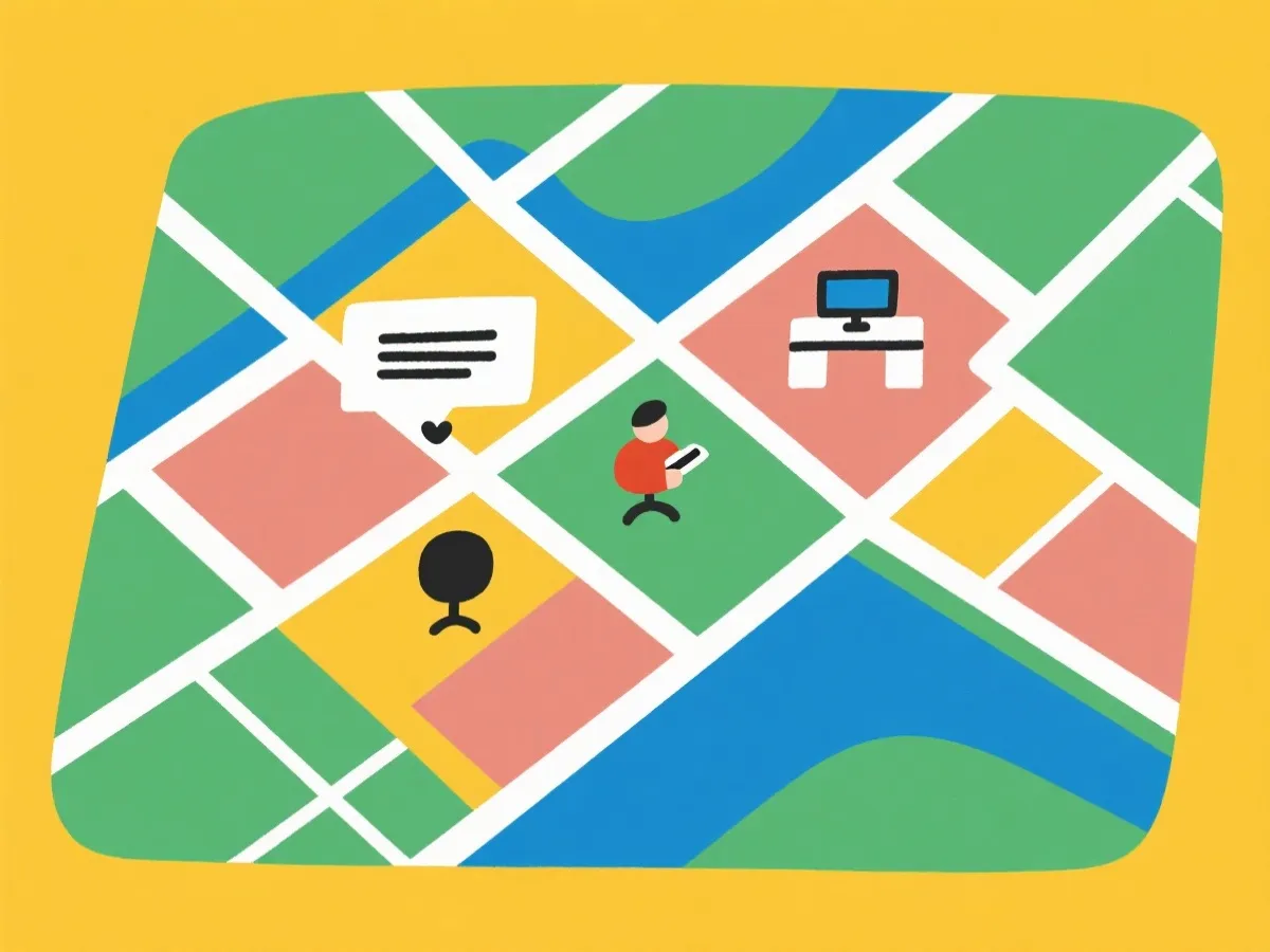 办公位置示意图